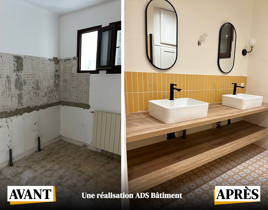 rénovation de salle de bain à Rognonas - exemples de réalisations